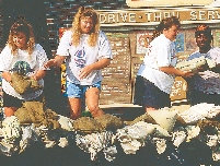 These people help during a flood.