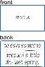 illustration of the front and back of a vocabulary word study card