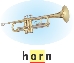 illustration of a horn