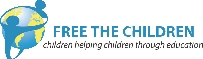 illustration of the Free the Children logo