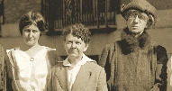 photograph of three women from the early 1900s