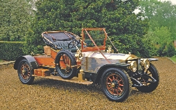 An early gas-powered automobile