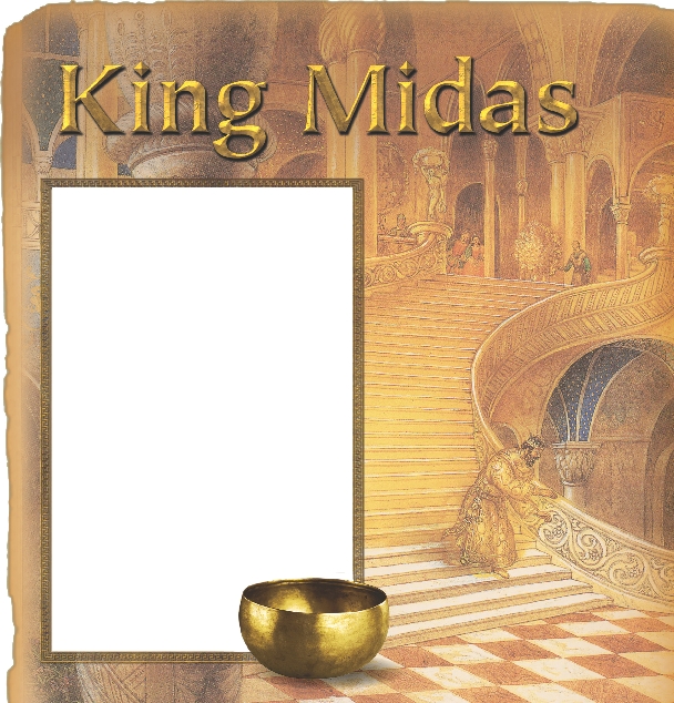 Midas lived in a beautiful home.