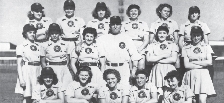 In 1943, the South Bend Blue Sox won the very first league championship for the All-American Girls Professional Baseball League.