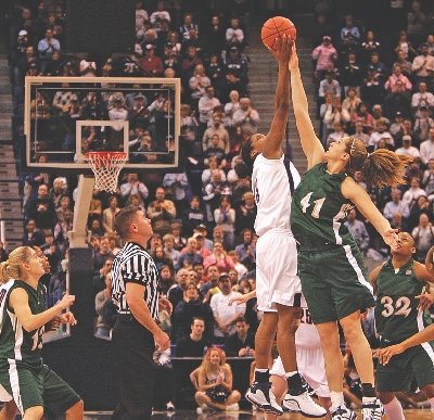 These basketball players look like talented athletes.