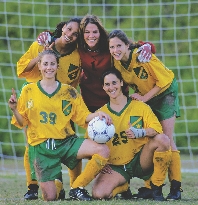 These women do not look like talented athletes in this photograph.