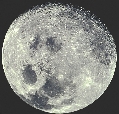 photograph of the moon