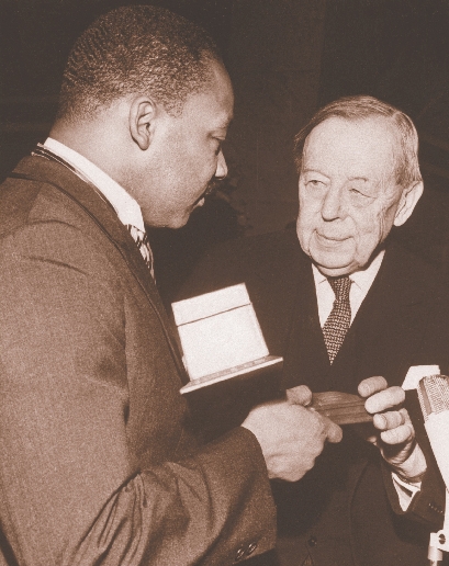 Oslo, Norway, 1964. Martin received the Nobel Peace Prize.