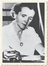 photograph of Rachel Carson holding a starfish