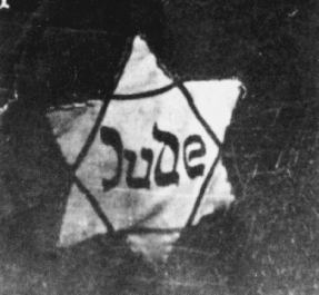 photograph of the Jewish star patch