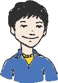 Illustration of a boy smiling