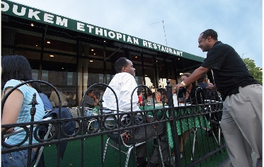 Washington, DC, has a community known as Little Ethiopia. There are many Ethiopian restaurants there. The first Ethiopian restaurants in Washington, DC, opened in the 1970s.