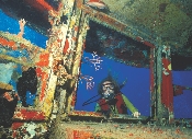 Divers discover an old ship.