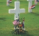 Photograph of a tombstone in a graveyard