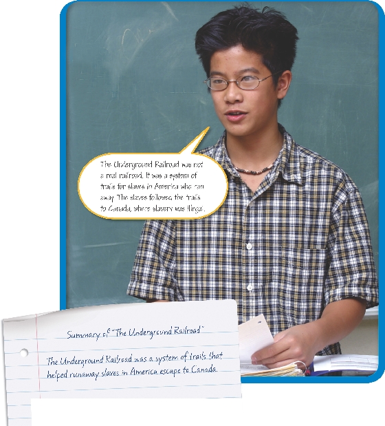 The Underground Railroad was not a real railroad. It was a system of trails for slaves in America who ran away. The slaves followed the trails to Canada, where slavery was illegal.