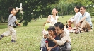 Photograph of people in a public park