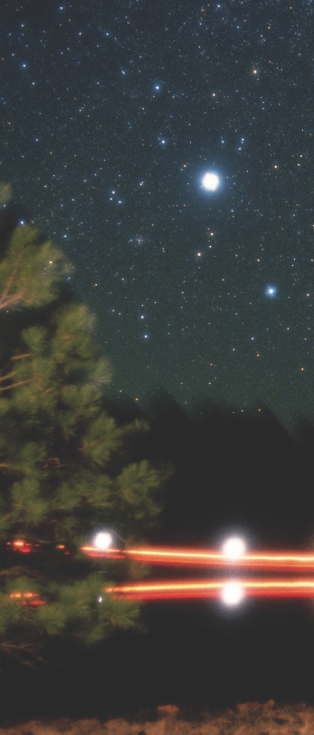 Photograph of the title page for the selection, “A Universe of Stars”