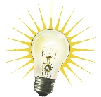 Photograph of a lightbulb