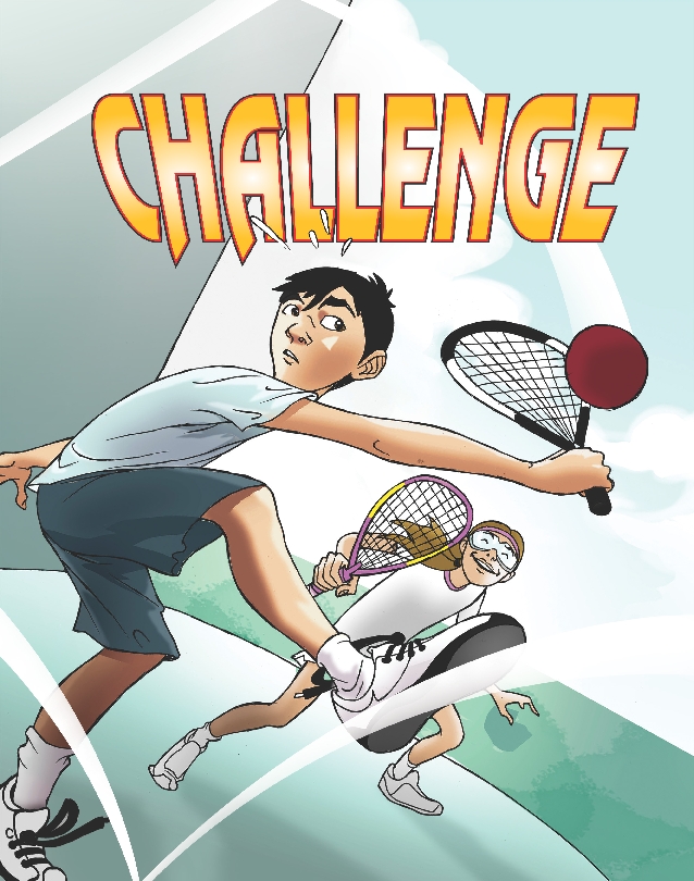 Illustration of the title page of the selection “Challenge”