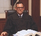 Photograph of a judge in court