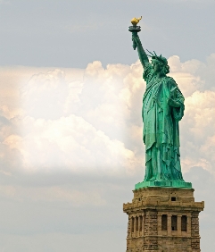 Photograph of the Statue of Liberty