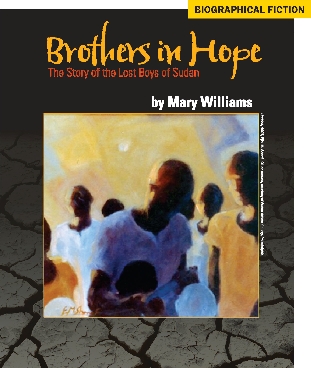 Illustration of the title page of the selection, “Brothers in Hope”