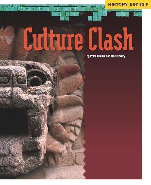 Photograph of the title page of the selection, “Culture Clash”