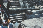 Today, Aztec ruins can be found around Mexico City.