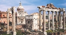 Photograph of ancient buildings in Rome