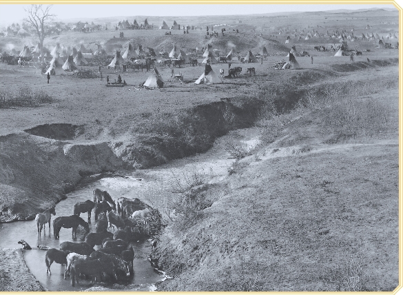 Photograph of the title page of the selection, “When Cultures Meet”