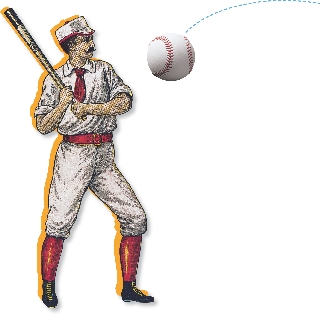 This ball player was on the cover of an 1890 baseball guidebook.