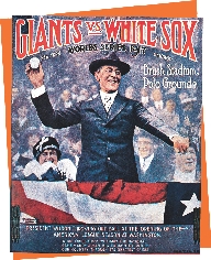 President Wilson on a poster for the 1917 World Series