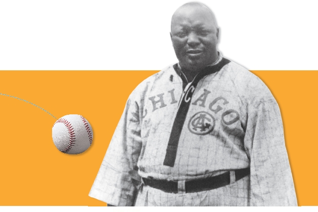 Andrew “Rube” Foster founded the first black baseball league in 1920.