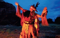 Many Native American myths are passed down by storytellers.