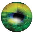 Computer-generated image of an eye ball