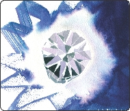 Illustration of a diamond on the ground