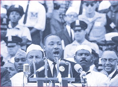 Dr. Martin Luther King, Jr., gave a powerful speech at the March on Washington in 1963.