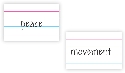 Illustration of two index cards, each with a vocabulary word