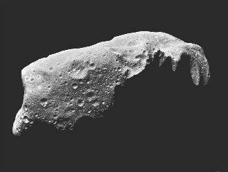 This large asteroid travels around the sun.