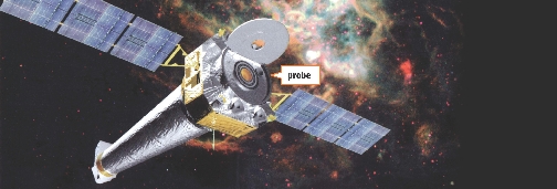 Spacecraft, like this probe, help scientists learn more about the solar system.