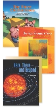 Photograph of title pages for “The Three Cicharrones,” “Indian Summer Sun,” and “Here There, and Everywhere”