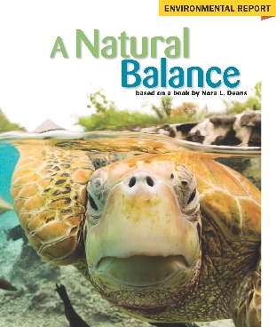 Photograph of the Selection 1 title page, “A Natural Balance”