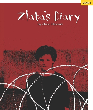 Illustration of the selection 3 title page, “Zlata's Diary”
