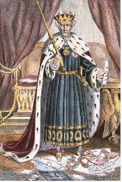 A political cartoon in 1833 portrays President Andrew Jackson as a king stepping on the Constitution. Critics felt he wanted too much power.