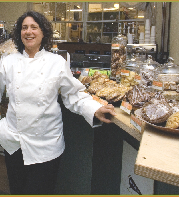 Photograph of Chef Mary Ellen Diaz in the First Slice kitchen