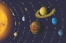 Illustration of the planets in orbit around our sun