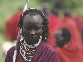 Photograph of a Masai warrior