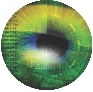 Illustration of a computer-generated image of an eyeball