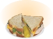 Photograph of a sandwich