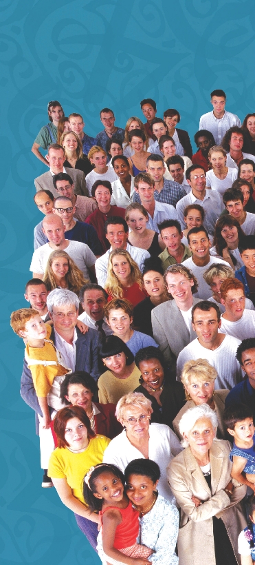 Photograph of the title page, “Many People to Meet”